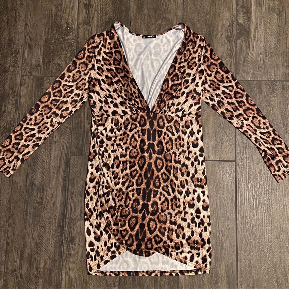 Leopard Long Sleeve Dress